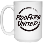 Roofers Circle United - White Mug