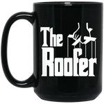 THE ROOFER - 15 oz. Black Mug