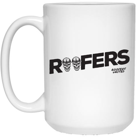 ROOFERS SKULLS - White Mug