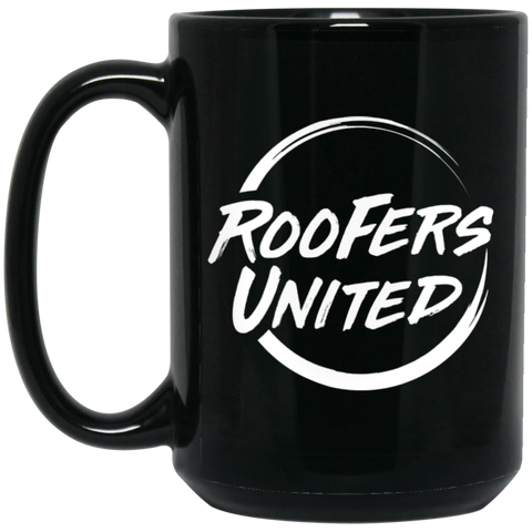 Roofers Circle United - Black Mug