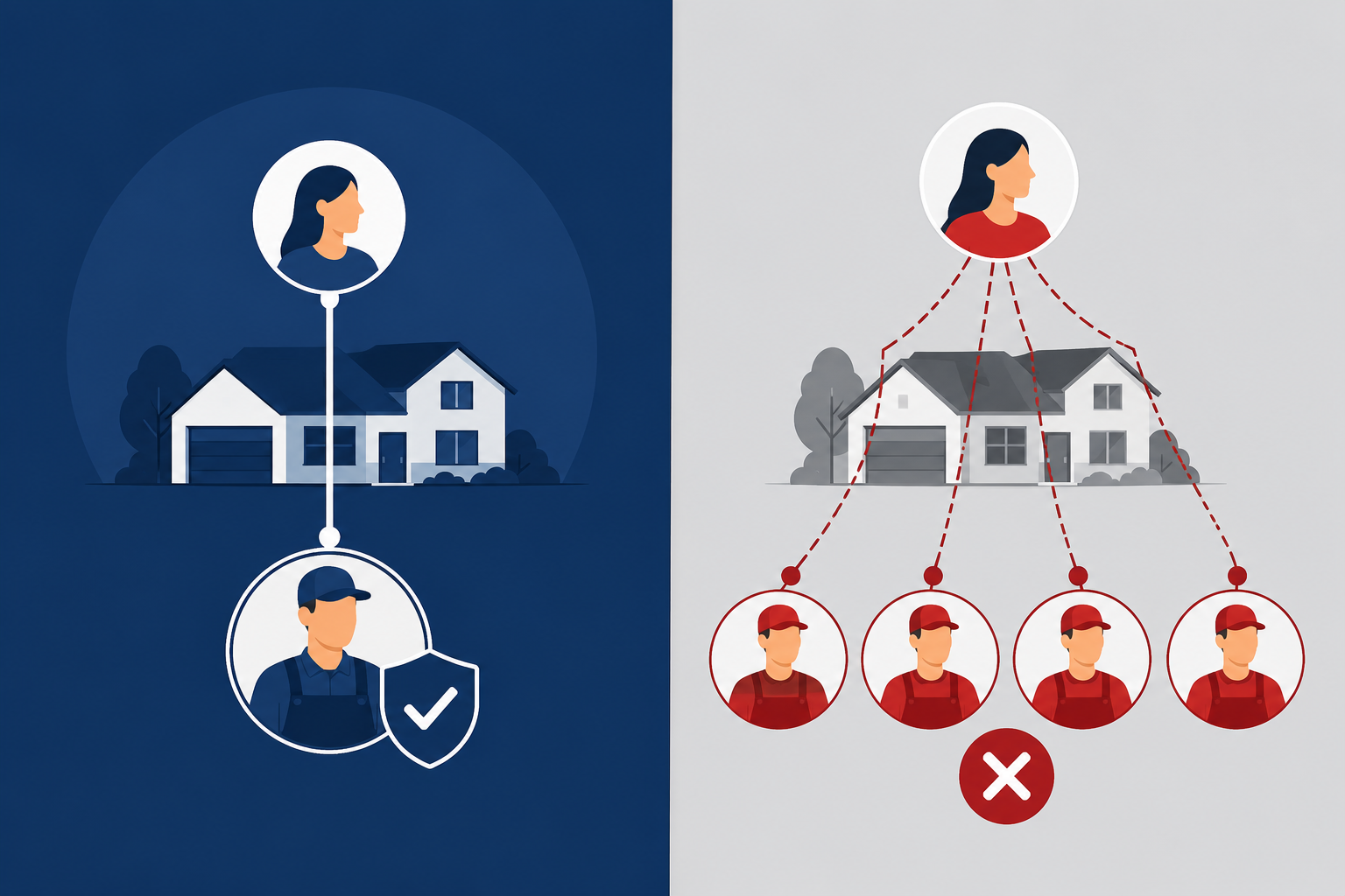 These aren't shared leads competing with multiple contractors.